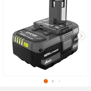 Ryobi ONE+ 18V Lithium-Ion 4Ah Battery PBP2005 1-Pack Battery